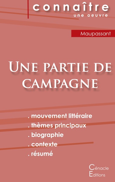 Picture of Fiche de lecture Une partie de campagne de Guy de Maupassant (Analyse littéraire de référence et résumé complet)
