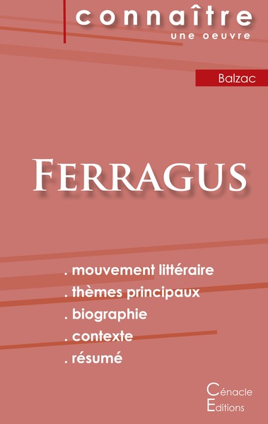 Picture of Fiche de lecture Ferragus de Balzac (Analyse littéraire de référence et résumé complet)