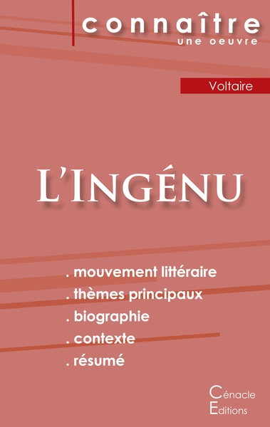 Picture of Fiche de lecture L'Ingénu de Voltaire (Analyse littéraire de référence et résumé complet)