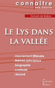 Picture of Fiche de lecture Le Lys dans la vallée de Balzac (Analyse littéraire de référence et résumé complet)