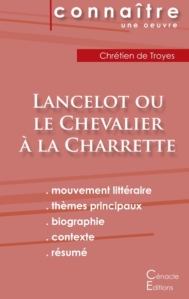 Picture of Fiche de lecture Lancelot ou le Chevalier à la charrette (Analyse littéraire de référence et résumé complet)