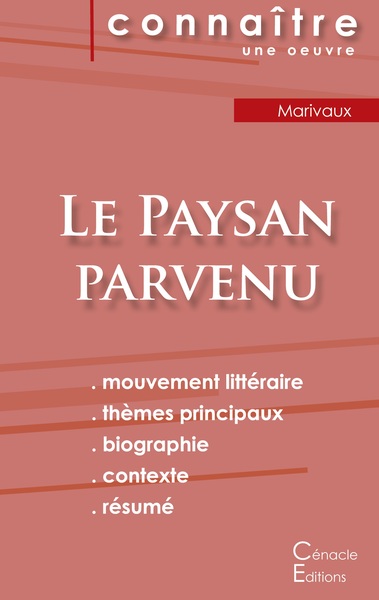Picture of Fiche de lecture Le Paysan parvenu (Analyse littéraire de référence et résumé complet)