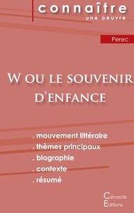 Picture of Fiche de lecture W ou le Souvenir d'enfance de Perec (Analyse littéraire de référence et résumé complet)