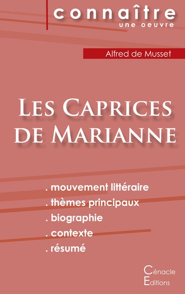 Picture of Fiche de lecture Les Caprices de Marianne de Musset (Analyse littéraire de référence et résumé complet)