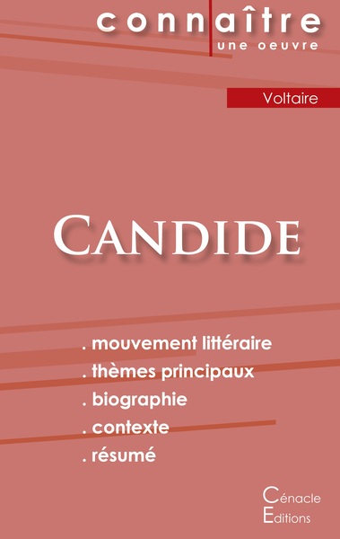 Picture of Fiche de lecture Candide de Voltaire (Analyse littéraire de référence et résumé complet)