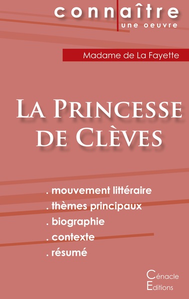 Picture of Fiche de lecture La Princesse de Clèves de Madame de La Fayette (Analyse littéraire de référence et résumé complet)