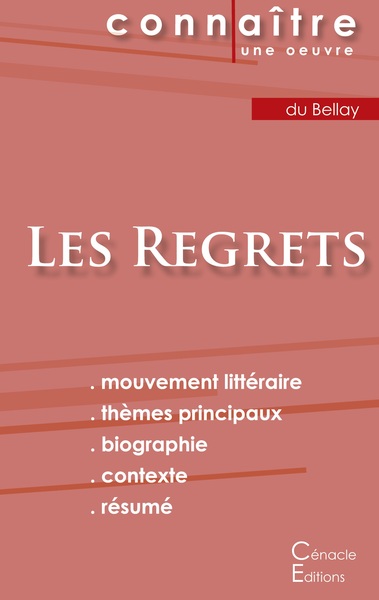 Picture of Fiche de lecture Les Regrets de Joachim du Bellay (Analyse littéraire de référence et résumé complet)