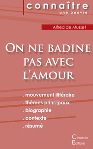 Picture of Fiche de lecture On ne badine pas avec l'amour de Musset (Analyse littéraire de référence et résumé complet)