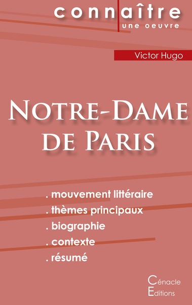 Picture of Fiche de lecture Notre-Dame de Paris de Victor Hugo (Analyse littéraire de référence et résumé complet)