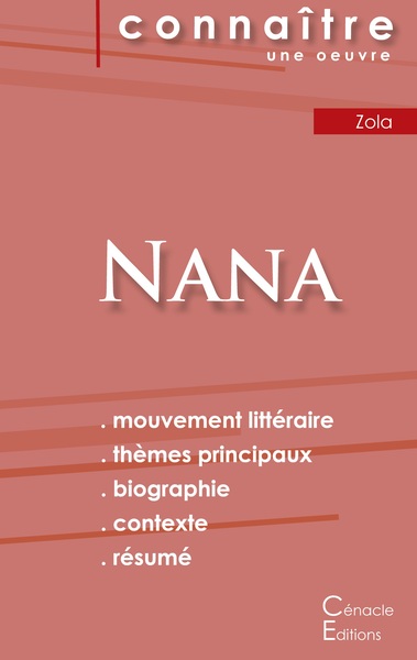 Picture of Fiche de lecture Nana (Analyse littéraire de référence et résumé complet)