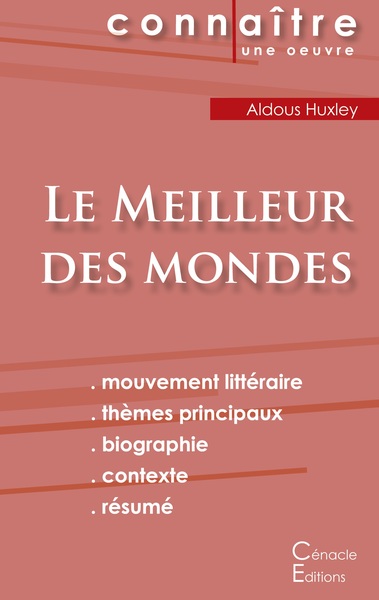 Picture of Fiche de lecture Le Meilleur des mondes de Aldous Huxley (Analyse littéraire de référence et résumé complet)