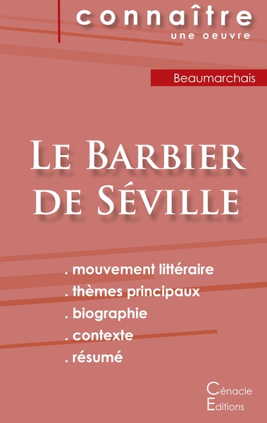 Picture of Fiche de lecture Le Barbier de Séville de Beaumarchais (Analyse littéraire de référence et résumé complet)