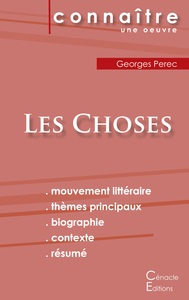 Picture of Fiche de lecture Les Choses de Georges Perec (Analyse littéraire de référence et résumé complet)