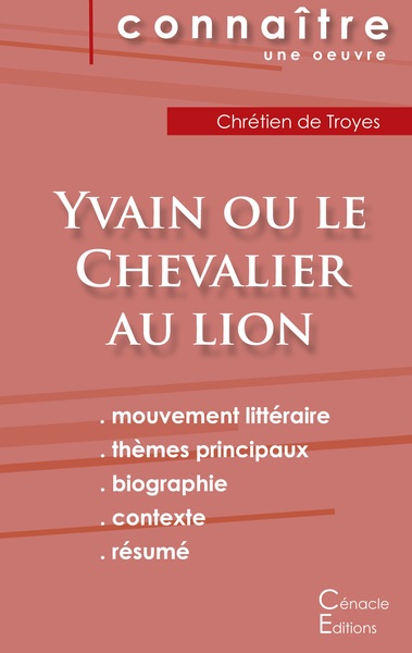 Picture of Fiche de lecture Yvain ou le Chevalier au lion de Chrétien de Troyes (Analyse littéraire de référence et résumé complet)
