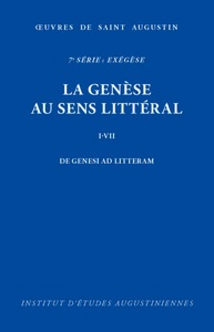 Image de La génèse au sens littéral en douze livres (I-VII)