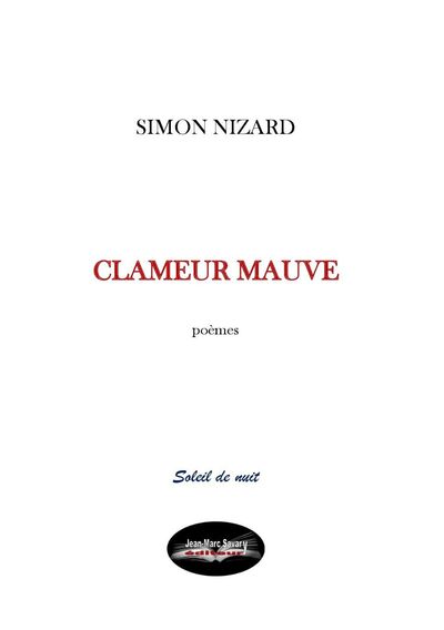 Image de CLAMEUR MAUVE