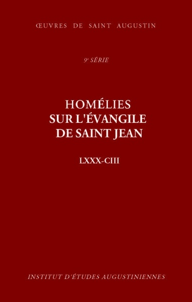 Image de Homélies sur l'évangile de saint Jean