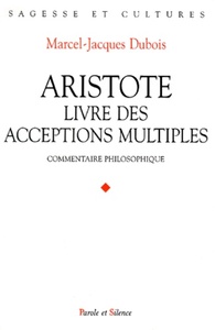 Picture of aristote le livre des acceptions multiples