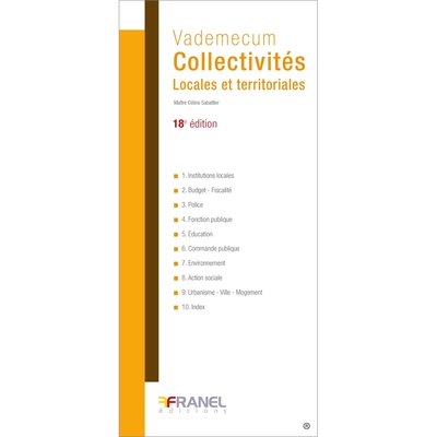Picture of Vademecum des collectivités locales et territoriales 18e édition