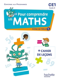 Picture of Pour comprendre les maths CE1 - Fichiers élève 1 et 2 + Mémo + Pages matériel - Ed. 2023