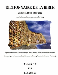 Picture of Dictionnaire de la Bible - Volume 2