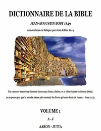 Image de Dictionnaire de la Bible - Volume 1