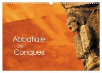 Image de Abbatiale de Conques (Calendrier mural 2027 DIN A3 vertical), CALVENDO calendrier mensuel