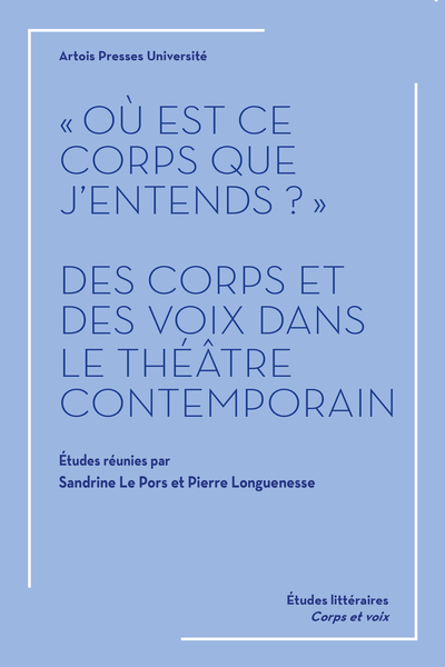 Image de Où est ce corps que j'entends
