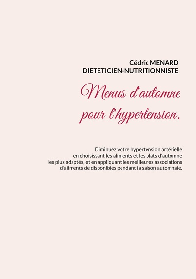 Image de Menus d'automne pour l'hypertension.
