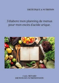 Image de J'élabore mon planning de menus pour mon excès d'acide urique.