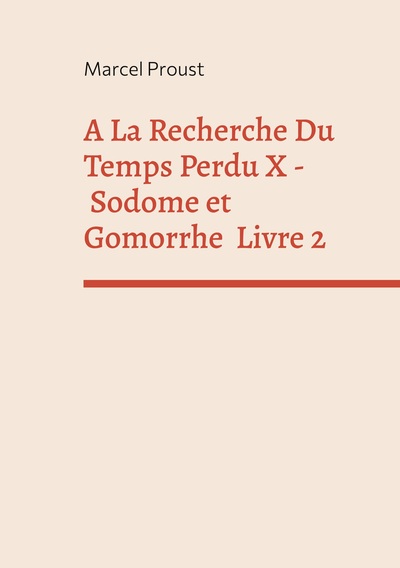 Image de A La Recherche Du Temps Perdu X