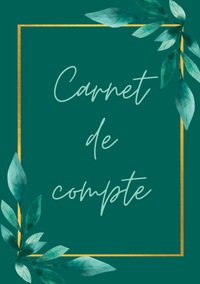 Image de Carnet de compte à remplir