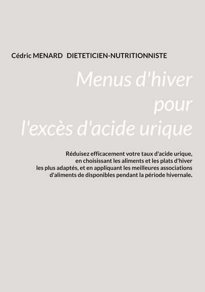 Image de Menus d'hiver pour l'excès d'acide urique.