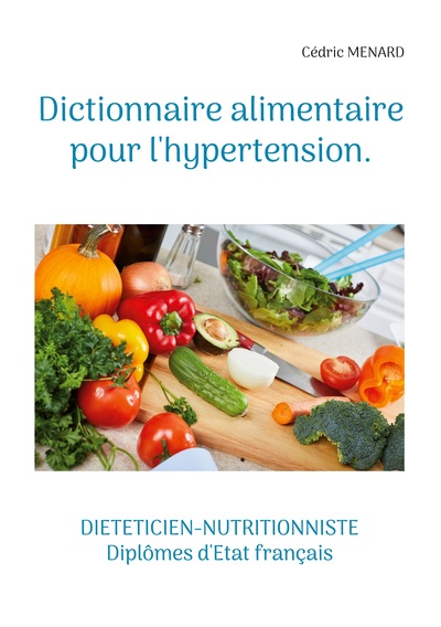 Image de Dictionnaire alimentaire pour l'hypertension.