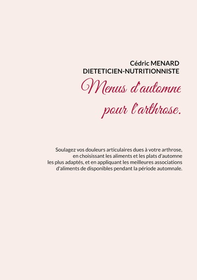 Picture of Menus d'automne pour l'arthrose.