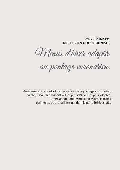 Image de Menus d'hiver adaptés au pontage coronarien.