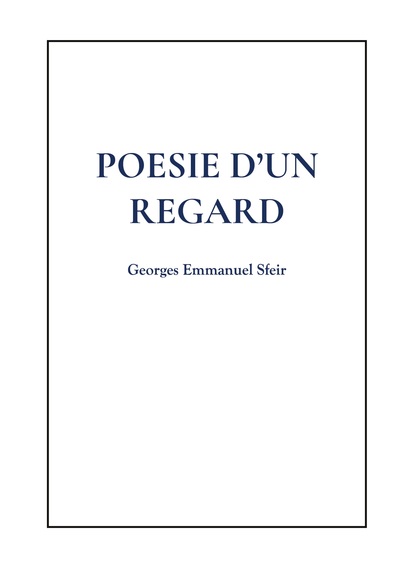 Picture of Poésie d'un regard