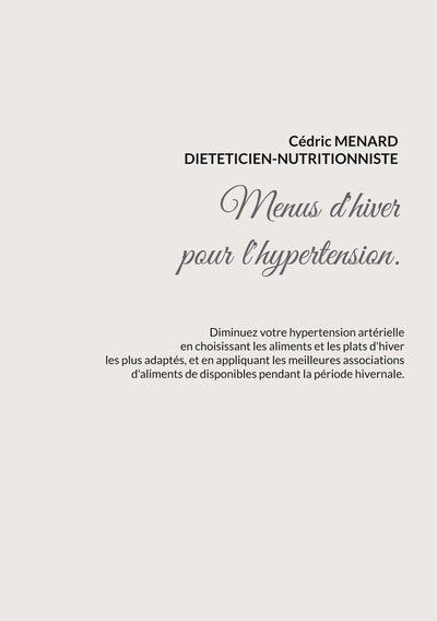Image de Menus d'hiver pour l'hypertension.