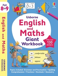 Picture of Usborne English and Maths Giant Workbook 8-9