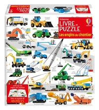Picture of Les engins de chantier - Coffret livre et puzzle