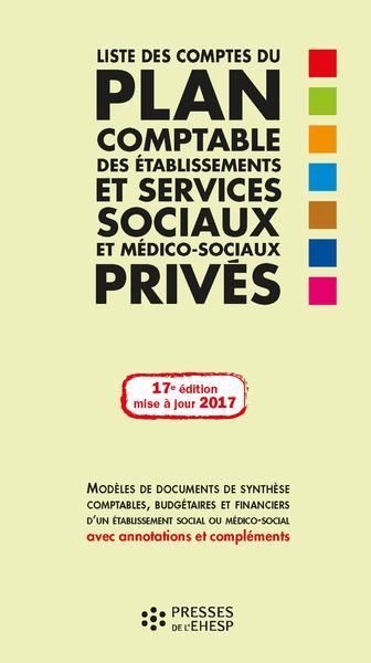 Picture of LISTE DES COMPTES DU PLAN COMPTABLE DES ESMS PRIVES