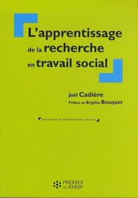 Picture of L'apprentissage de la recherche en travail social
