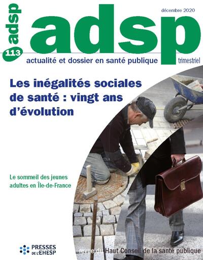 Picture of Les inégalités sociales de santé : vingt ans d'évolution  - n° 113