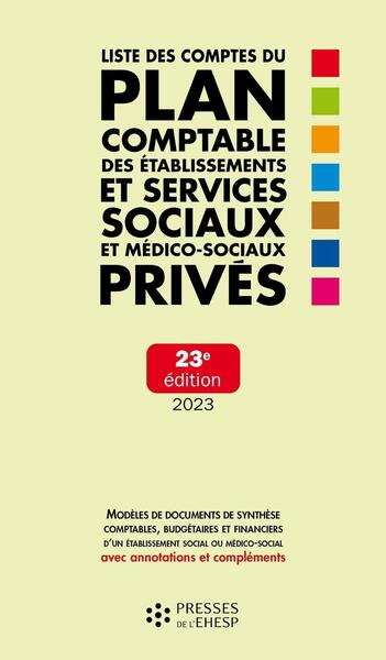 Picture of Liste des comptes du plan comptable des établissements et services sociaux et médico-sociaux privés
