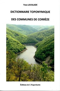 Picture of DICTIONNAIRE TOPONYMIQUE DES COMMUNES DE CORREZE