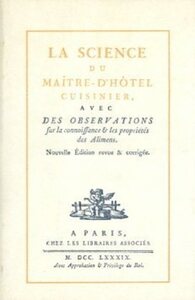 Picture of La science du maitre-d'hotel cuisinier - Avec des observations sur la connaissance & les propriétés