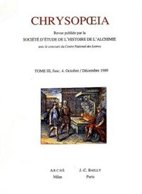 Picture of Chrysopoeia - tome 3 fasc. 4. Octobre / Décembre 1989