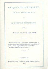 Picture of Ce que nous avons été, ce que nous sommes, et ce que nous deviendrons