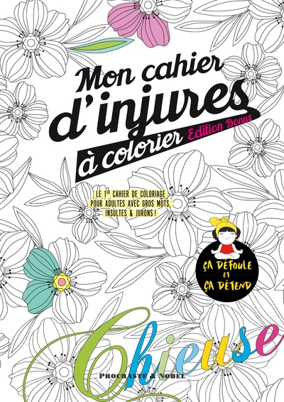 Picture of Mon cahier d'injures à colorier édition bonus