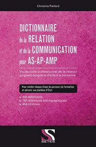 Picture of DICTIONNAIRE DE LA RELATION ET DE LA COMMUNICATION POUR AS/AP/AMP
